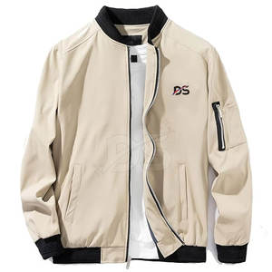 แจ็คเก็ตบอมเบอร์ผู้ชายสำหรับฤดูหนาว ขายส่ง แห้งเร็ว ระบายอากาศได้ดี น้ำหนักเบา เป็นมิตรกับสิ่งแวดล้อม มีโลโก้ด้านหน้า ผลิตจากผ้าโพลีเอสเตอร์/ไนลอน - Product Image 1