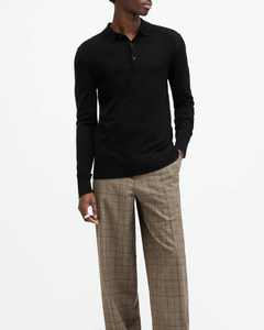 Polo clásico personalizado al por mayor para hombres, Polo de manga larga para hombres, Polo de golf para hombres - Product Image 2