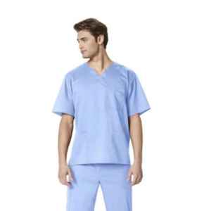 Blusa Médica Unisex de Ajuste Flexible, Ligera y Transpirable, Estilo Denim, para Médicos, Enfermeras y Trabajadores de la Salud - Product Image 5
