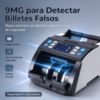 Compteur de billets haute vitesse à détection de valeur mixte pour plusieurs devises (BRL, USD, EUR, ARS)