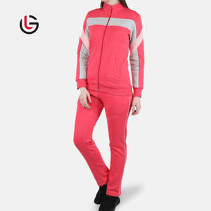 Qualité supérieure Hiver Femmes À Capuche Plus La Taille Deux Pièces Survêtement 100% Coton Polaire 280 GSM Personnalisable Conception Manches Longues - Product Image 2