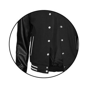 แจ็คเก็ตเบสบอลทรงบอมเบอร์ผ้าฟลีซแบบเรียบ สไตล์ไฮสตรีท ปี 2024 ของแท้จากโรงงาน คุณภาพสูง 100% เป็นมิตรกับสิ่งแวดล้อม สำหรับผู้ชาย ทำจากโพลีเอสเตอร์ - Product Image 6
