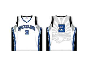 Maillots de basket-ball réversibles de qualité supérieure personnalisés Powerhawke maillots à séchage rapide avec numéros pour adultes tailles plus - Product Image 1