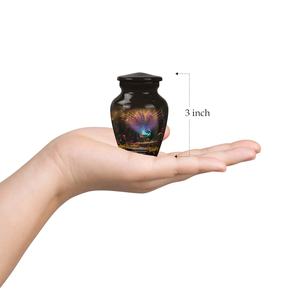 Peacock Cremation Urns Home Memorial <b>for</b> Human <b>Ashes</b> Wildlife Decorative <b>Keepsake</b> Personalized Funeral Urn <b>for</b> Male and Female - Product Image 3