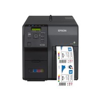 Impresora de Inyección de Tinta de Alto Volumen C7500G ColorWorks UltraChrome DL 600x1200dpi, Etiquetas Brillantes Personalizadas Rentables, Material Duradero