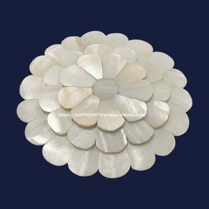 Cadeau décoratif de coquille de mer de miroir de pierre de nacre naturelle pour la décoration et le cadeau de maison élégants de festival de Ramadan - Product Image 2
