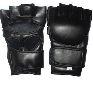 Guantes de Boxeo Profesionales de Piel Sintética PU con Cordones para MMA y Muay Thai, Diseño Personalizado - Product Image 3