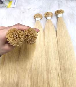 Extensiones de cabello humano Remy virgen alineado con cutícula 100% Cabello liso de punta plana | Extensiones de cabello de trama doble a máquina - Product Image 3