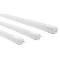 Tube LED T8 moderne en gros, 9W, 900 mm, blanc, boîtier en verre et aluminium, G13, SMD 3528, lumière linéaire pour usage intérieur au bureau