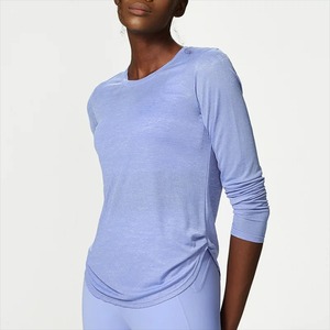 Costume de yoga pour femme, ensemble de sport, survêtement de sport, ensemble d'entraînement sans couture pour la course à pied, veste de sport à manches longues, vêtements de yoga, 2 ou 3 pièces - Product Image 5