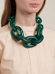 Collar de resina de moda india hecho a mano de la mejor calidad para damas y niñas Promoción de joyería con símbolo cristiano natural exclusivo - Product Image 5