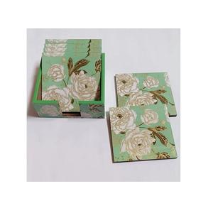 Wood & Resin Drink Coasters for Bar Tea Beer <b>Coffee</b> Anti Slip Sublimation <b>Pads</b> Tabletop Eco-friendly Square Round Coasters Mats - Product Image 6