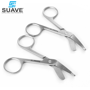 SUAVE INSTRUMENTS DE CHIRURGIE 5.5 cm Ciseaux à pansement chirurgical de haute qualité pour infirmières médicales en acier - Product Image 4