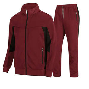 ที่กําหนดเองสองสีการออกแบบล่าสุดยืนปกผู้ชายวอร์มที่มีคุณภาพสูงบางออกกําลังกายซิปการฝึกอบรมและชุดจ๊อกกิ้ง - Product Image 6