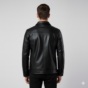 Prêt Navire Unisexe Vol Pleine Fleur En Cuir De Vachette Vintage Bomber Veste Toile À Capuche Fausse Fourrure Doublure Hiver Zipper Moto Biker - Product Image 2