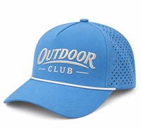 Cappelli da Camionista di Alta Qualità, Berretto da Baseball Personalizzato a 6 Pannelli, Logo Ricamato 3D Perforato al Laser, Traspirante, Sportivo con Stampa Leopardata