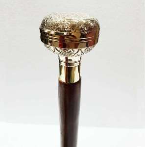 Cổ Victoria Đi Bộ Bằng Gỗ Mía Gậy Đầu Xử Lý Cổ Điển Thiết Kế Thức Tỉnh Gậy Cho Cha Quà Tặng - Product Image 6