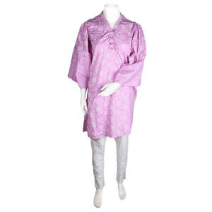 Traje de dos piezas estampado para mujer - Morado claro - Product Image 3