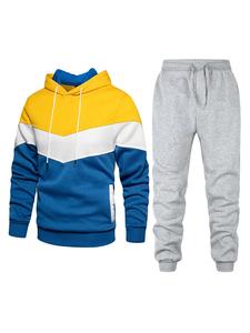 Conjuntos Deportivos para Hombre, Personalizables con Logotipo, de Alta Calidad, con Bloques de Color, Chaqueta y Pantalones para Entrenamiento y Gimnasio - Product Image 5