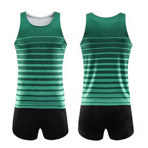 Logotipo personalizado Sublimación personalizada Unisex Verano Pista y campo Uniformes Calidad superior Nylon Diseños únicos para correr Uniforme - Product Image 4