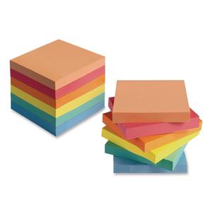 Blocs de Notas Ultra Adhesivos de 4x4 Pulgadas, Autoadhesivos, Colores Surtidos, 100 Hojas/Bloc, 6 Blocs/Paquete, Notas Universales con Rayas - Product Image 3