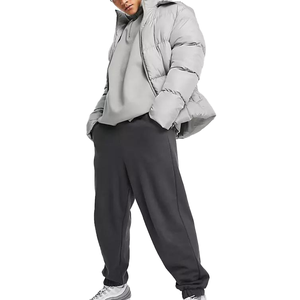 Chaqueta acolchada de hombre de Color sólido hecha a medida de alta calidad superventas con capucha para uso en exteriores de invierno - Product Image 5