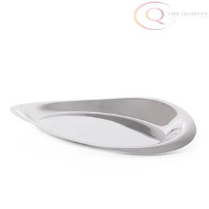 Plateau décoratif artisanal en acier inoxydable de qualité supérieure, design classique |   Couleurs et logo personnalisables |   pour un usage quotidien Ramadan - Product Image 4