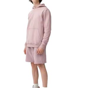 กางเกงขาสั้นผู้ชายสั่งทำพิเศษ คุณภาพสูง ผ้าฝ้ายฟลีซ 100% สกรีนลายปักพร้อมแพทช์ กางเกงขาสั้นฟลีซความยาวปานกลาง รุ่น 2026 - Product Image 1