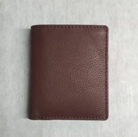 Portefeuilles en cuir Crazy Horse personnalisés à double pli, mini porte-monnaie pour hommes, portefeuille pour femmes, porte-cartes RFID, Carteras, produits en gros, meilleur prix