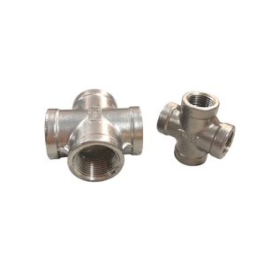 Accesorios de tubería cruzada de 4 vías de acero inoxidable personalizados de alta especificación superficie lisa OEM/ODM para varias industrias - Product Image 3