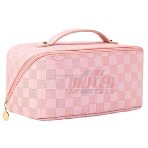 Bolso de cuero con cremallera para mujer a la moda, elegante patrón en relieve y acabado pulido, accesorio elegante reutilizable - Product Image 1