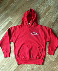 เสื้อสเวตเตอร์ผ้าฝ้ายมีฮู้ดสำหรับผู้ชายผู้หญิงเสื้อคอกลมใส่สบายพิมพ์ลายแนวแอ็บสแตรกต์ทรงหลวม - Product Image 2