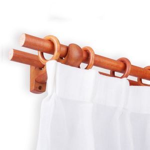 Support de rideau en bois de qualité supérieure avec un design sculpté artistique pour des rideaux élégants dans des intérieurs de style moderne ou traditionnel - Product Image 6