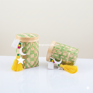 ตะกร้าใส่ของรอมฎอนแฮนด์เมดแบบยั่งยืน | บรรจุภัณฑ์งานฝีมือสำหรับช่างฝีมืออเนกประสงค์ทรงกลมทรงกลมทันสมัยเป็นมิตรกับสิ่งแวดล้อมสำหรับพรีเมี่ยม - Product Image 3