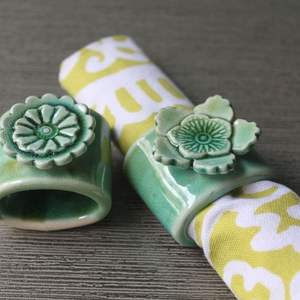 Fournisseur de porte-serviettes de table à manger pour hôtel restaurant Décoration de table Anneau en tissu Porte-serviettes en marbre multicolore - Product Image 6