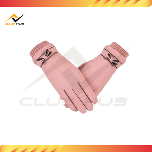 ถุงมือหนังแท้ยาวถึงข้อมือสำหรับฤดูหนาวกันน้ำระบายอากาศได้ระบบตรวจจับเข็มสำหรับทำอาหารให้ความอบอุ่นขณะขับรถ - Product Image 3