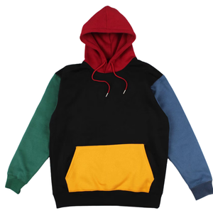 เสื้อฮู้ดหลากสี ยูนิเซ็กซ์ ผ้าฝ้ายฟลีซ ตัดสี ฮู้ดดี้ สเวตเชิ้ต ลำลอง แฟชั่นสตรีทแวร์ ฤดูหนาว ขายส่ง - Product Image 1