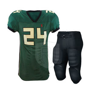 Servicio OEM Uniforme de fútbol americano Diseño transpirable con mangas cortas Precio bajo Nuevo lanzamiento - Product Image 1