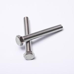Boulon hexagonal entièrement fileté en acier inoxydable 304 haute résistance, résistant à la corrosion, pour machines - Product Image 1