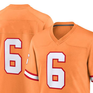 Mejor diseño 2025 personalizado adulto fútbol americano Jersey manga corta 100% poliéster transpirable antibacteriano impresión Digital - Product Image 3