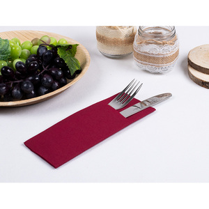 Tovagliolo Tascabile Mini Kanguro Bordeaux 32x40cm Point-to-Point B2B - Product Image 1