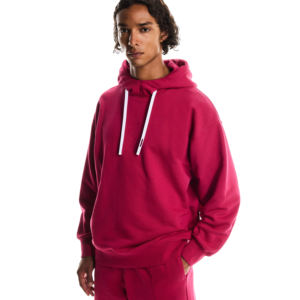 Sweat-shirt à capuche décontracté en molleton de coton uni, coupe classique, lavé, avec logo personnalisé, pour homme, saison hivernale, vente en gros - Product Image 2