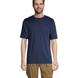 Ringer Camisetas Algodón/Poliéster Camiseta a rayas para hombres Pedido OEM Algodón orgánico Jersey hilado en anillo Cuello redondo, Ringer Camisetas - Product Image 6