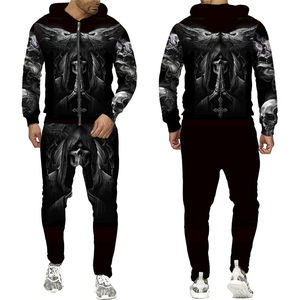 Racksuits para hombres y mujeres, conjunto de dos piezas de ropa deportiva de moda para correr, chándal de algodón de terciopelo y poliéster personalizado para fútbol - Product Image 5