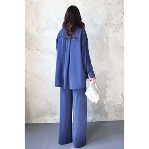 Ensemble deux pièces chemise indigo - Indigo - Product Image 5