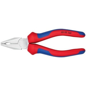Pince combinée KNIPEX de 160 mm de long, chromée, avec poignées multi-composants pour outils d'atelier - Product Image 3