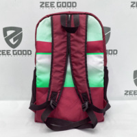 Bolsa de gimnasio multifuncional para hombres, Mochila deportiva informal, forro de algodón, cierre de cremallera suave, mochila con letras de lucha de baloncesto