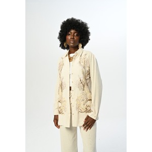 Camicia Oversize da Donna con Glitter e Paillettes sul Davanti Confezionata Singolarmente - Product Image 6