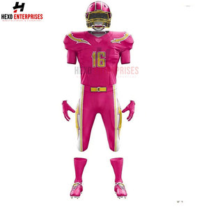 Uniformes de fútbol americano de alta calidad, diseños personalizados, impresión sublimada, secado rápido, transpirable, uniforme de fútbol americano - Product Image 5