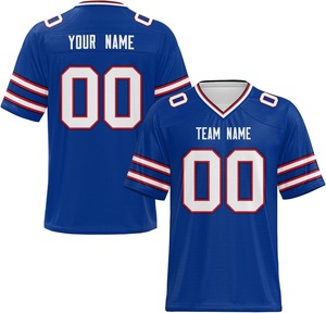 Camisetas de Fútbol Americano Personalizadas 2026, Precio de Fabricante, Poliéster, Manga Corta, Secado Rápido, Sublimación, Números de Equipo, Pedido al por Mayor - Product Image 1